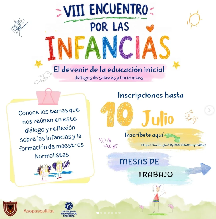 Imagen decorativa VIII Encuentro por las Infancias El devenir de la Educación Inicial: Diálogo de Saberes y Horizontes 