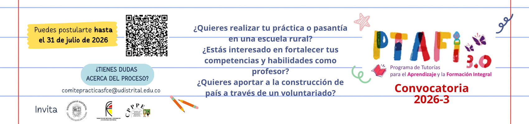 Convocatoria Prácticas Rurales - Segundo semestre 2026