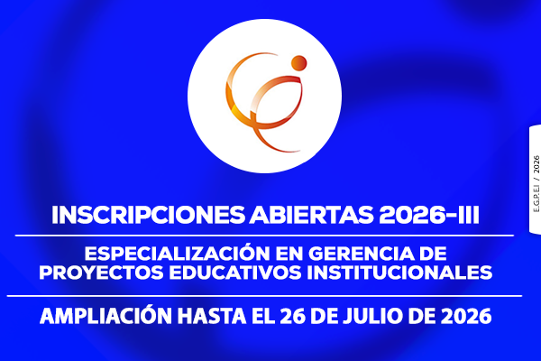Imagen decorativa Ampliación de inscripciones para la Especialización en Gerencia de Proyectos Educativos