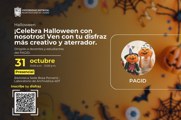 Imagen decorativa ¡Celebra Halloween con nosotros! Ven con tu disfraz más creativo y aterrador.