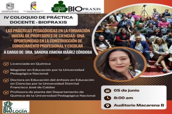Imagen decorativa IV COLOQUIO DE PRÁCTICA DOCENTE - BIOPRAXIS