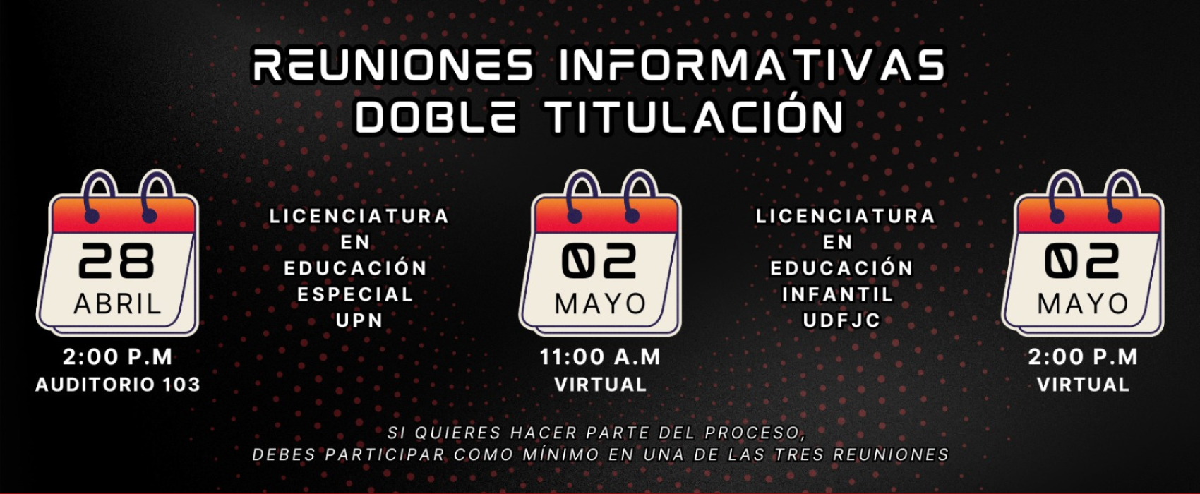 Inscripciones abiertas DT