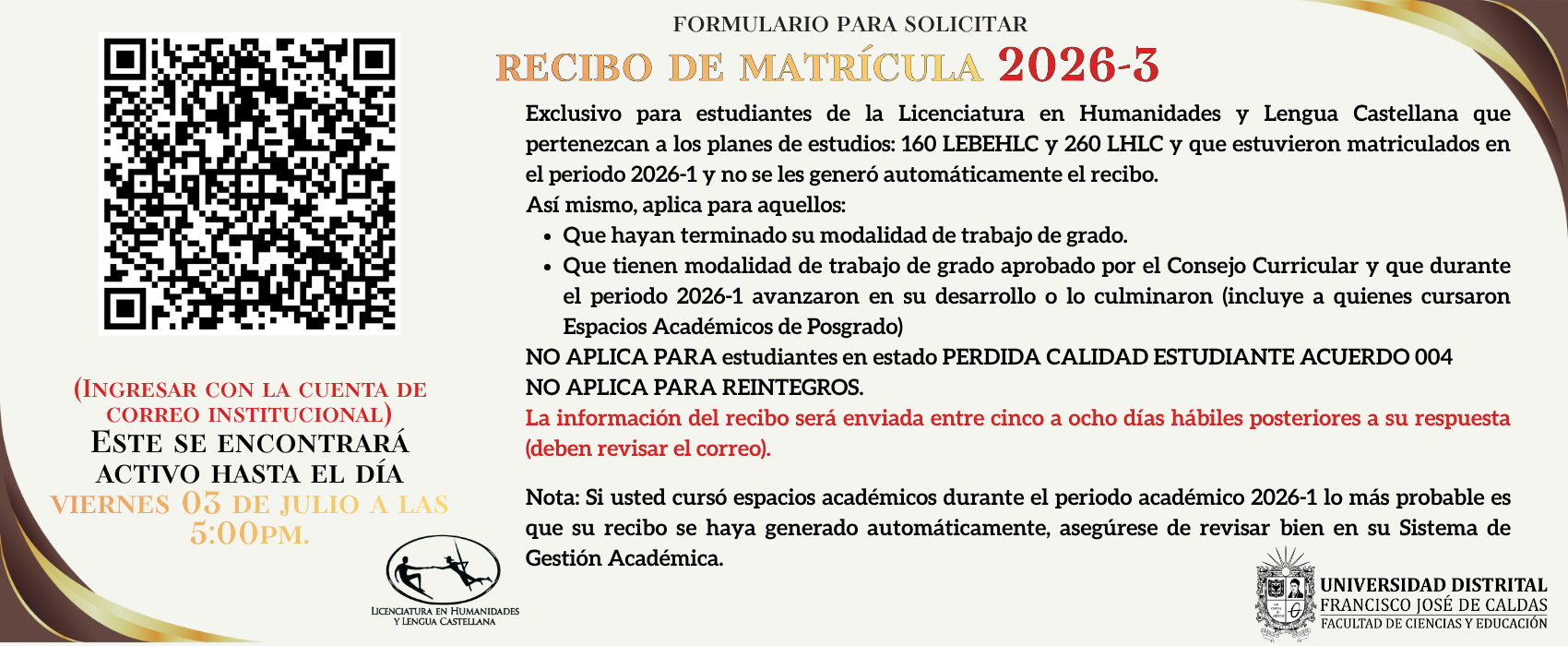 Formulario para recibo 2026-3