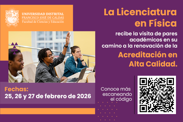 Imagen decorativa Visita de Pares Académicos Licenciatura en Física