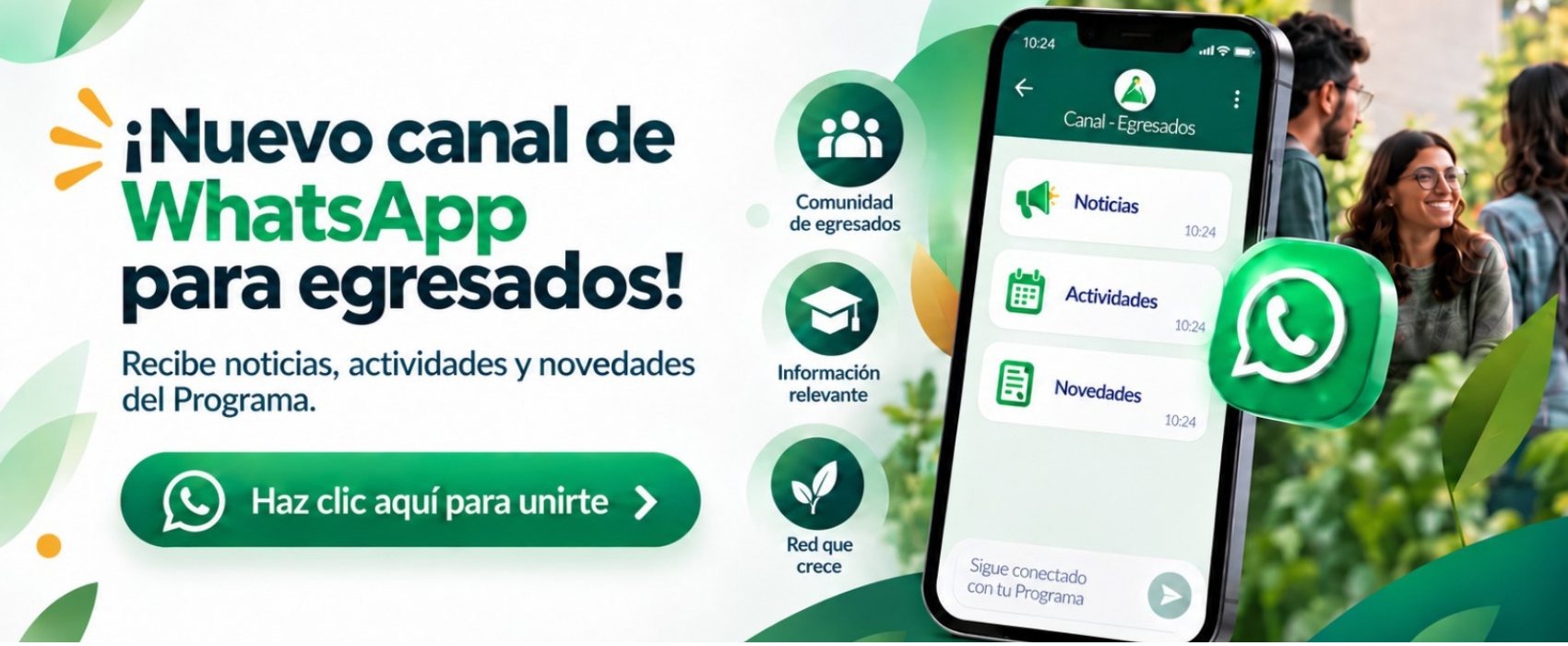 Canal de WhatsApp Egrasados