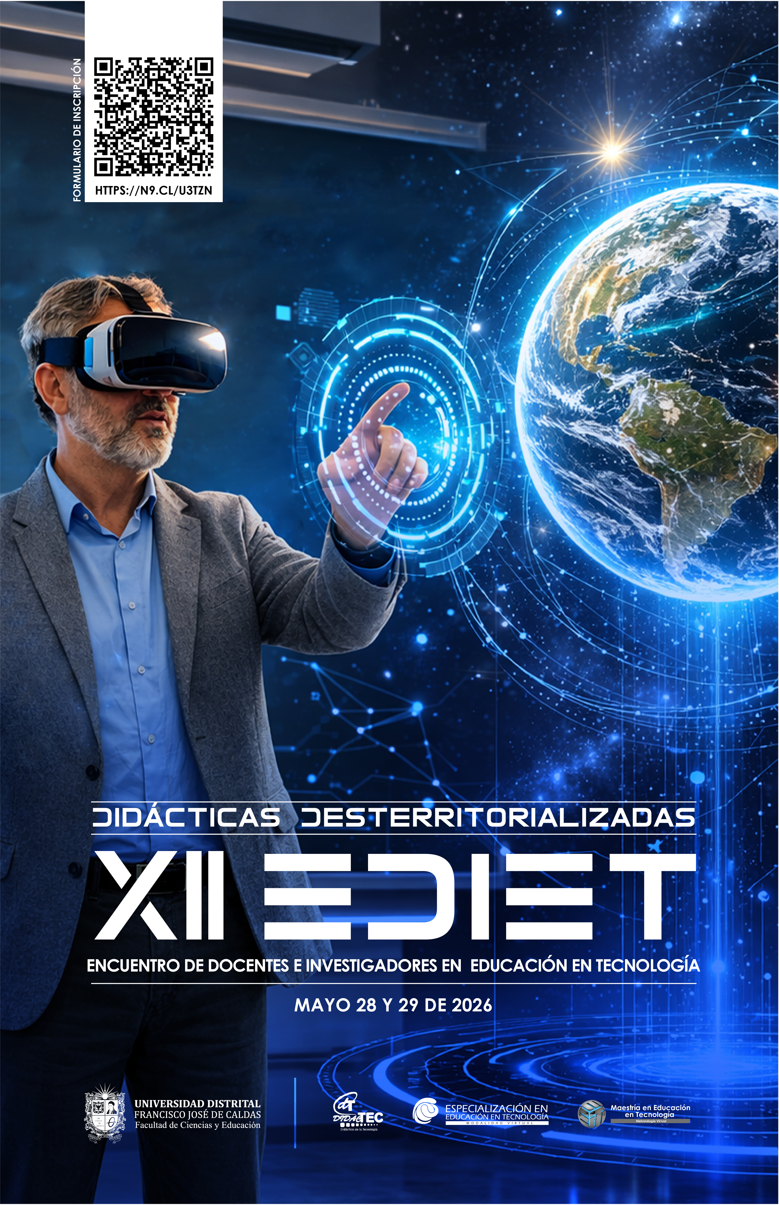 Imagen decorativa del encuentro XII Encuentro de Docentes e Investigadores en Educación en Tecnología - EDIET 