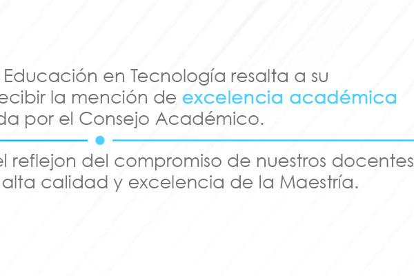 Docentes reconocidos con Mención por Excelencia Académica 2025