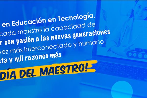¡Feliz día del maestro!
