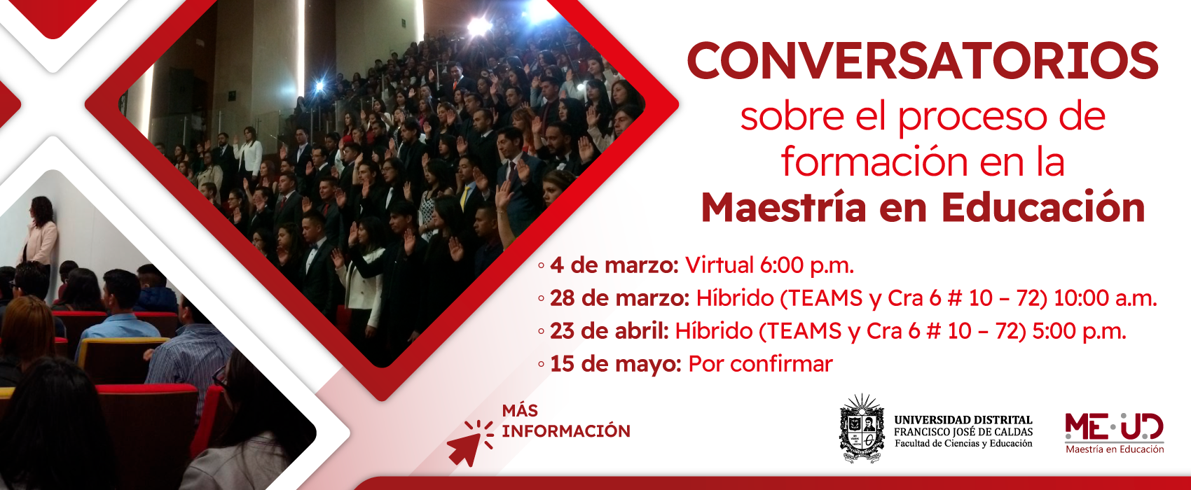 Conversatorios sobre la Maestría en Educación