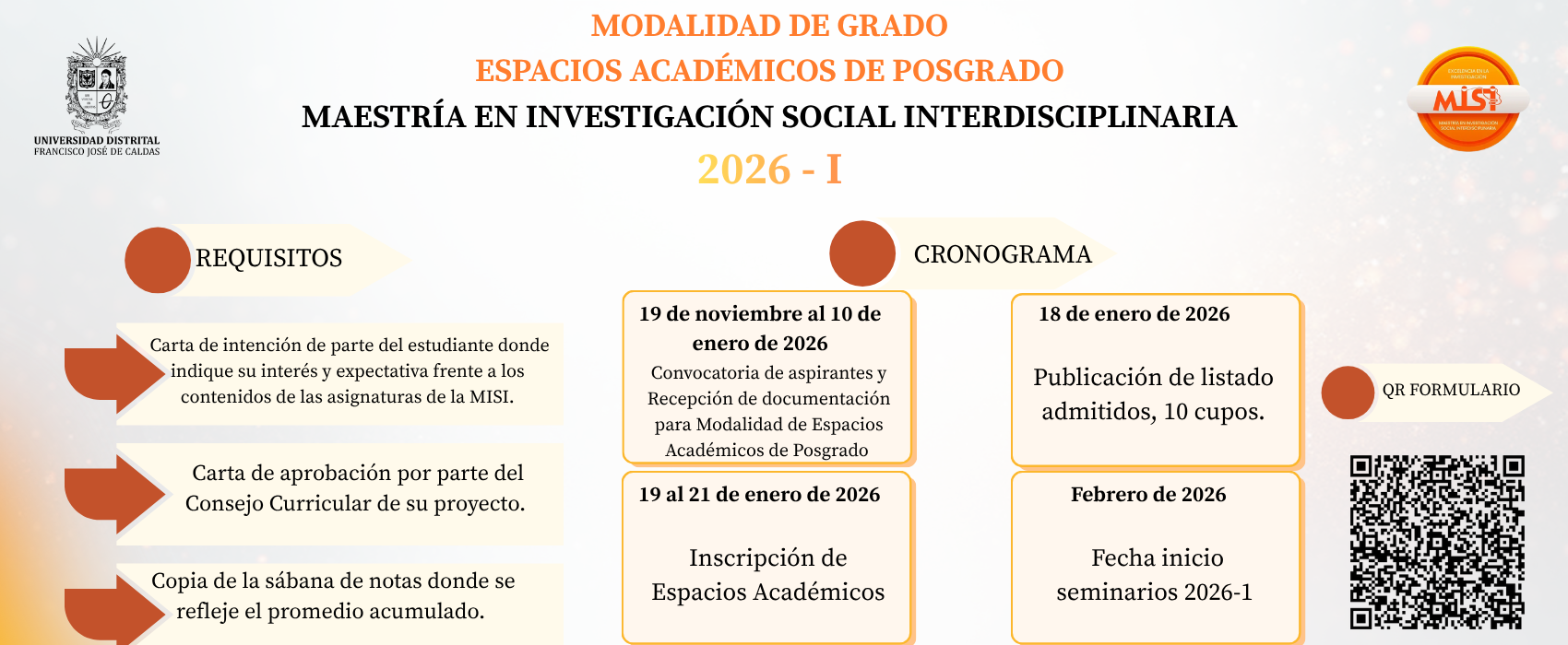 INSCRIPCIÓN MODALIDAD DE GRADO
