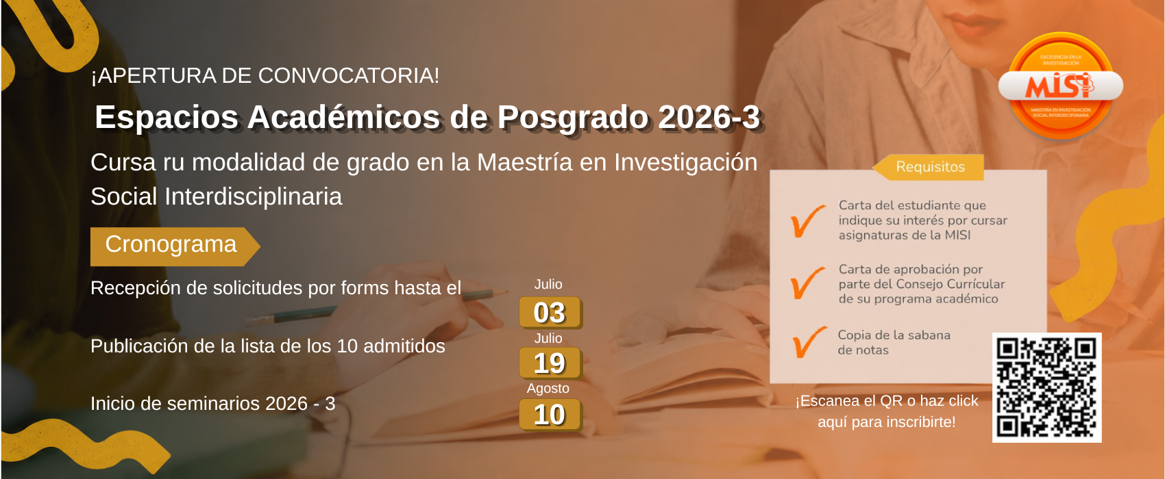 ESPACIOS ACADEMICOS DE POSGRADO 2026-3