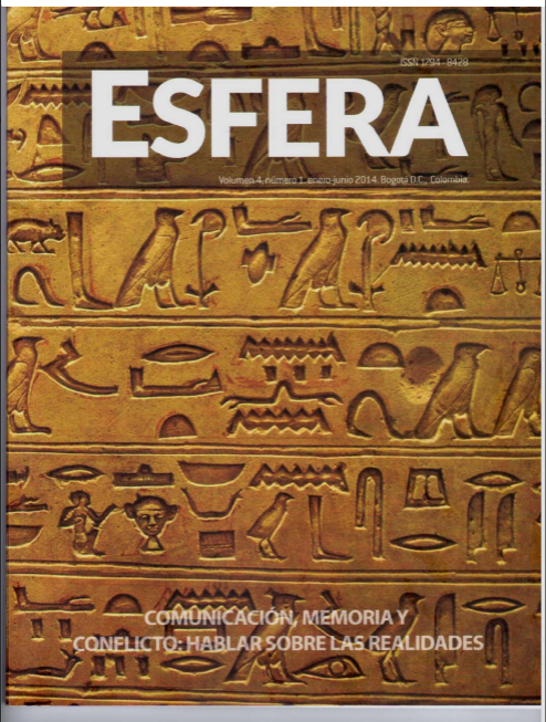 REVISTA ESFERA VOLUMEN 4, NÚMERO 1 DEL 2014