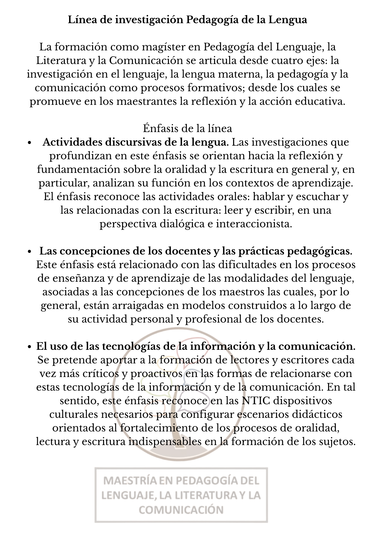 Imagen decorativa : Líneas de investigación