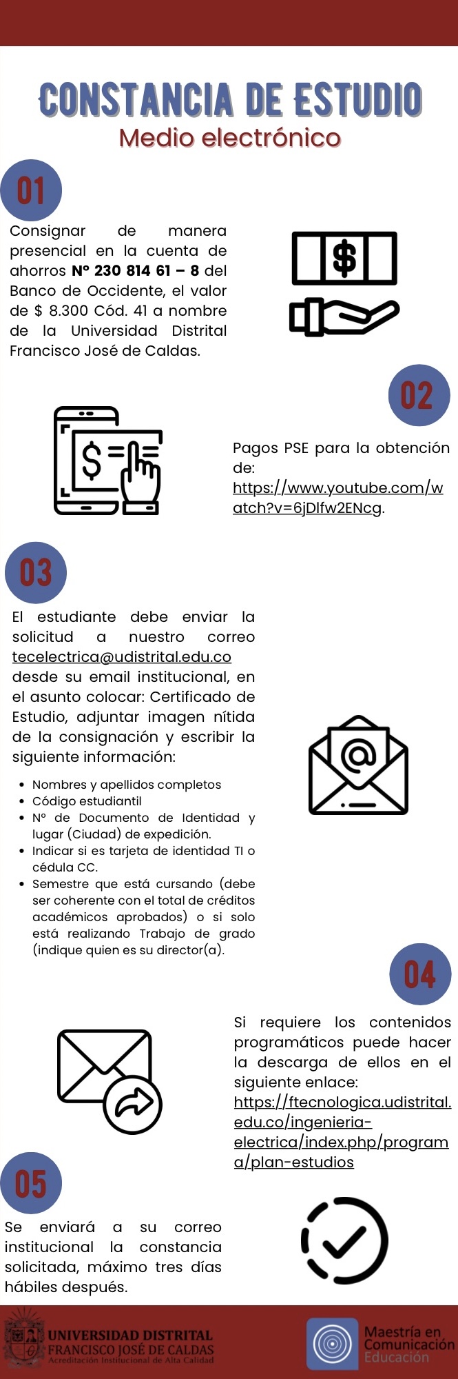 Constancia de Estudio - Paso a paso