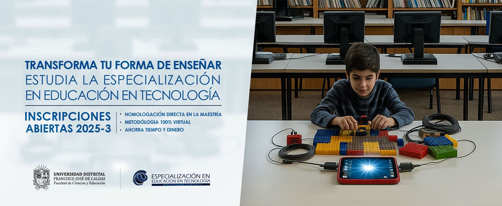 Inscripciones abiertas para la Especialización en Educación en Tecnología en el ciclo 2025-III