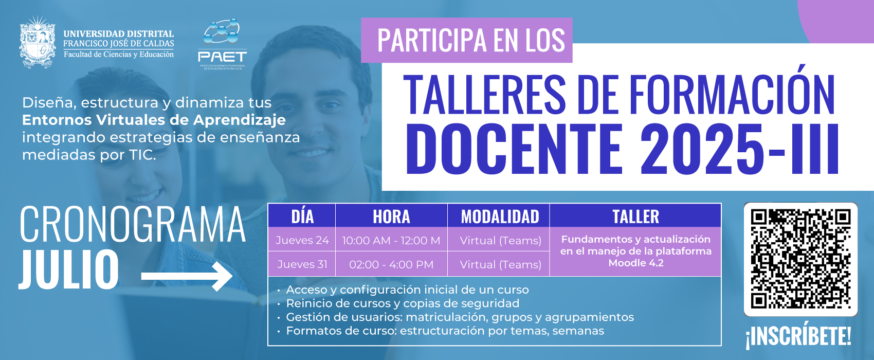 ¡Docente, actualiza tus habilidades en Moodle! 🚀